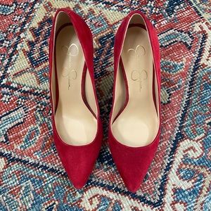 Jessica Simpson suede heels